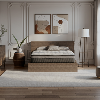 Sunvega Hybrid 12 Inch Medium Firm Queen Mattress with Pocketed Coils