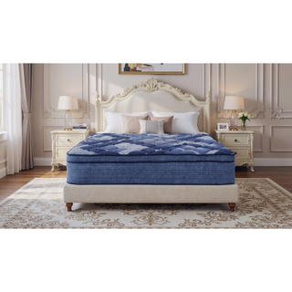 Sunvega Midnight Queen Pocket InnerSpring Unit with Memory Foam and Premium Foam Layers