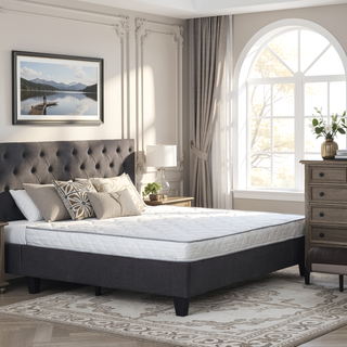 Sunvega High-Density Reversible Foam Mattress with Quilted Design for Support