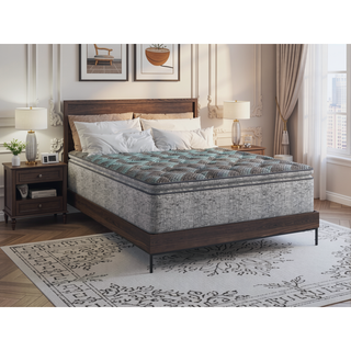 Sunvega 12" Euro Top Mattress with Cooling Gel Foam and Plush Comfort Support King