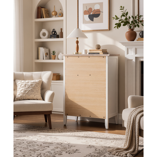 Sunvega Bright Yellow Fully Assembled Nightstand with Drawer for Small Spaces