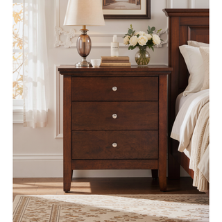 Sunvega Dark Brown Tufted Polyurethane Upholstered King Size Bed Frame