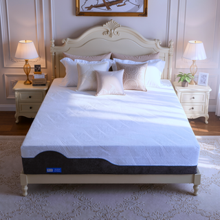 Sunvega 12 Inch Hybrid Cooling Latex Foam and Coil Mattress Queen Size with 6 Layers
