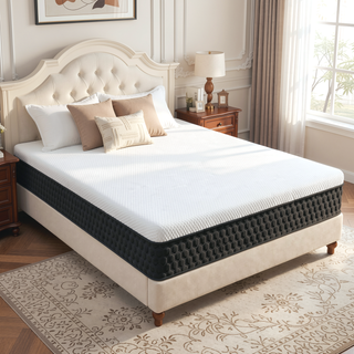Sunvega Copper Cooling Firm Feel 12" Hybrid Waterfall Top Mattress Twin XL
