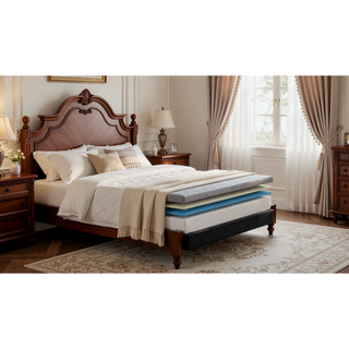 Sunvega 11 Inch Cooling GelCare Memory Foam Mattress with 4-Layer Support
