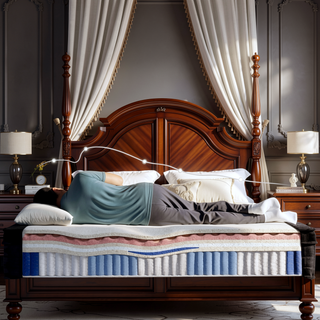 Sunvega 10 Inch Full Size Breathable Cool Gel Memory Foam Hybrid Mattress