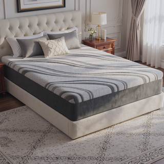 Sunvega Ultra Cooling 12" Medium Feel Gel Memory Foam Mattress with Heat Wicking Fabric