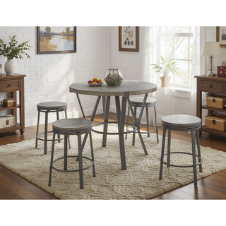 Sunvega Compact Kitchen Dining Counter Stool Set of 2 with Swivel Seat