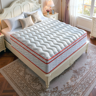 Sunvega King Size 10 Inch Hybrid Mattress with Memory Foam and Pocket Springs