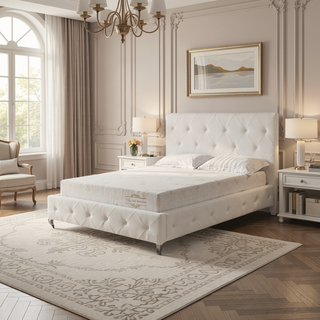 Sunvega 3-Layer Extra Firm Memory Foam Twin Mattress with Aloe Cooling and Roll-Compressed Box