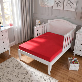 Sunvega Kids 5 Inch Red Twin Mattress with Water Resistant Cover and Memory Foam