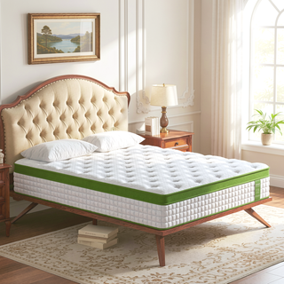 Sunvega 12 Inch Queen Size Hybrid Mattress with Gel Memory Foam and Pocket Springs for Pressure Relief