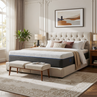Sunvega Gel Infused Memory Foam Mattress with Edge Support and Air Grid Queen