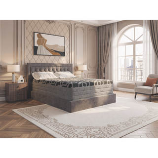 Sunvega 14 Inch Smooth Top Hybrid Ultra Plush Queen Mattress with Ice Cover