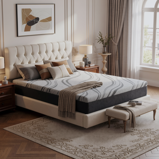 Sunvega Ultra Cooling Responsive Gel Memory Foam 12" Medium Feel King Mattress