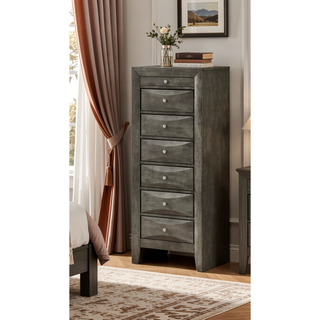 Sunvega Dark Brown Tufted Polyurethane Upholstered King Size Bed Frame