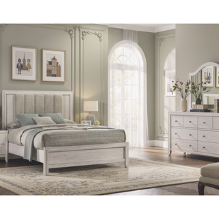 Sunvega Contemporary Brown Nightstand with Two Drawers and Rich Wood Finish