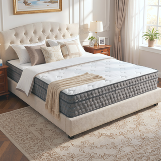 Sunvega Diamond Zen 11 Inch Medium Feel Memory Foam Hybrid Mattress with Euro-Top