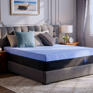 Sunvega 12 Inch Hybrid Cooling Mattress with Copper Infused Memory Foam and Coils