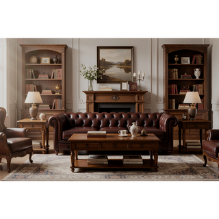 Sunvega Brown Asian Hardwood Counter Table with Hidden Storage and Distressed Top