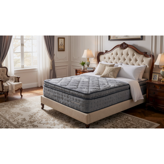 Sunvega Premium Bed with Pocket Innerspring and Memory Foam Encased Core