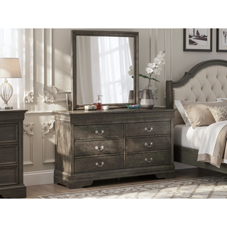 Sunvega Dark Brown Tufted Polyurethane Upholstered King Size Bed Frame