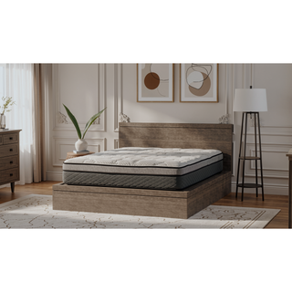 Sunvega Hybrid 12 Inch Medium Firm Queen Mattress with Pocketed Coils
