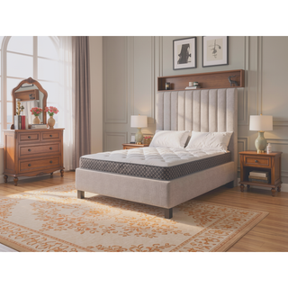 Sunvega 6" King Size Gel Memory Foam Firm Quilted Mattress with HD Support