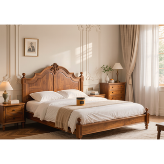 Sunvega Beige Tufted Upholstered Bench with Plush Cushioned Seat and Champagne Metal Legs