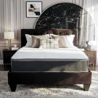 Sunvega Plush 10 Inch Cal King Hybrid Pocket Spring Gel Memory Foam Mattress