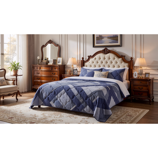 Sunvega Pocket InnerSpring Mattress with Memory Foam and Super Soft Fabric Cover