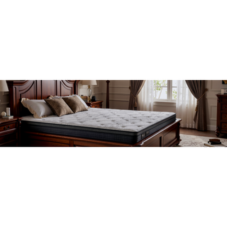 Sunvega 12 Inch Soft-Medium Firm Pocket Coil Mattress with 560 Coils for Support
