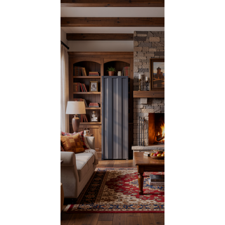 Sunvega Red 1-Door Wardrobe with Container Lock and Metal Shelf