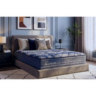 Sunvega Pocket InnerSpring Mattress with Memory Foam and Super Soft Fabric Cover