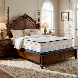 Sunvega Soft Polyester Knit Cover Multi-Layer Foam Hybrid Plush Mattress
