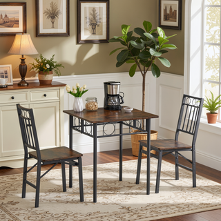 Sunvega Wood Square Table for Kitchen Dining Room Furniture with Timeless Appeal