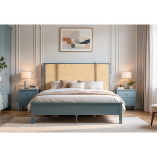 Sunvega Vibrant Teal Dresser with Sleek Lines for Any Room Storage