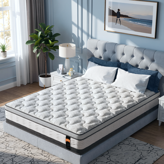Sunvega 14 Inch Hybrid Cooling Gel Memory Foam and Pocket Spring Mattress