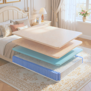 Sunvega Ultra Cooling Copper Infused Hybrid Mattress with Euro-Top and Dynamic Edge Coils
