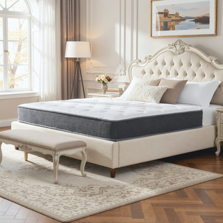 Sunvega 8 Inch Queen Size Hybrid Mattress with Soft Euro Top and Gel Memory Foam