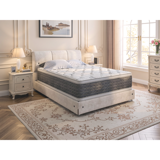 Sunvega 14.5" Thick Twin XL Pillow Top Two Sided Bamboo Mattress for Superior Comfort