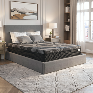 Sunvega Diamond Matrix Copper Cooling Hybrid Waterfall Top Mattress with Medium Feel