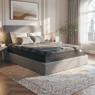 Sunvega Diamond Matrix Copper Cooling Hybrid Waterfall Top Mattress with Medium Feel