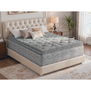 Sunvega 10 Inch Euro Top Plush Mattress with Cooling Foam and Reinforced Support