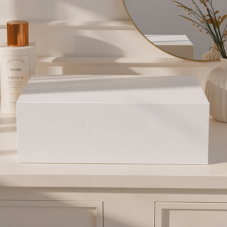 Sunvega Wall-Mounted Nightstand with Drawer for Bedroom and Living Room