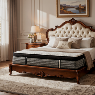 Sunvega Plush 14" Queen Size Hybrid Gel Memory Foam Pocket Spring Mattress