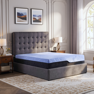 Sunvega 12 Inch Hybrid Cooling Mattress with Copper Infused Memory Foam and Coils