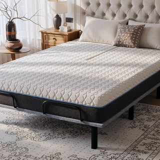 Sunvega Copper Infused 12 Inch Soft Memory Foam Split Top Queen Mattress