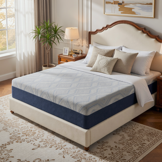 Sunvega 14" Hybrid Queen Mattress with Isotonic Memory Foam for Lumbar Support