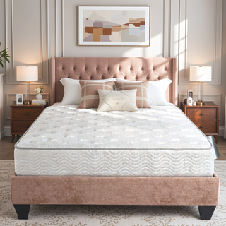 Sunvega Premium Pocket Spring Mattress with Soft Knit Fabric and Edge Support
